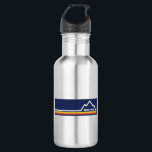 Bouteille D'eau Winter Park, Colorado<br><div class="desc">Winter Park, Colorado possède l'une des plus anciennes et meilleures stations de ski de l'état, un magnifique paysage de montagne et des loisirs sans fin. Ce grand design vintage a un look rétro.</div>