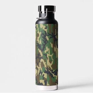 Bouteille D'eau Woodland Camo Insulated Bottle for Camping, Hiking