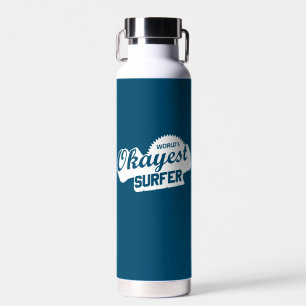 Bouteille D'eau Worlds Okayest Surfer