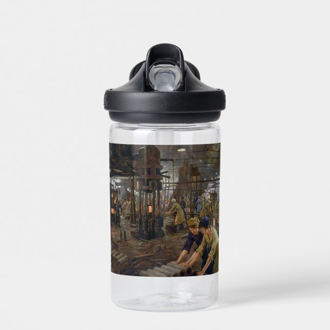 Bouteille D'eau WW1 1918 Les femmes qui travaillent dans une usine (Avant)