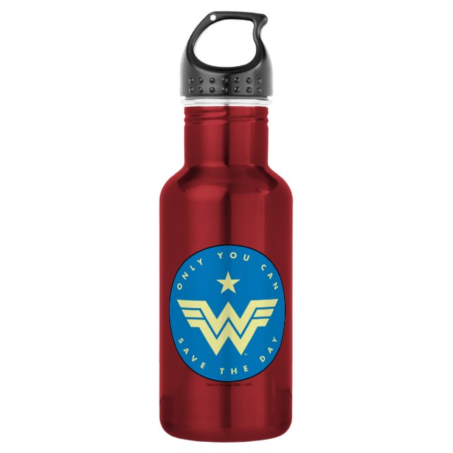 Bouteille D'eau WW84 | Wonder Woman Vous Ne Pouvez Sauver La Journ (Devant)