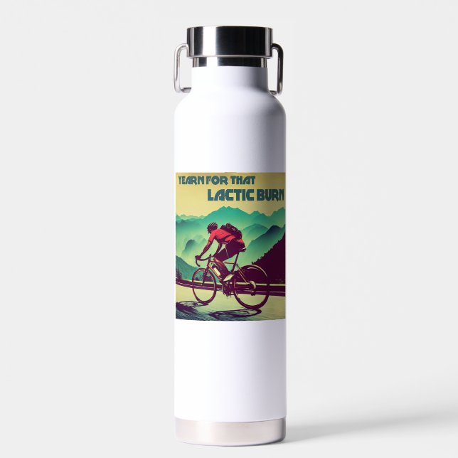 Bouteille D'eau Yearning Pour Cette Brûlure Lactique Cyclisme (Avant)