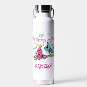 Bouteille D'eau Yip-Yps vintage Ajouter Votre Nom