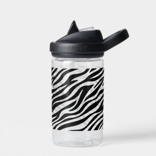 Bouteille D'eau Zebra Stripes Motif sans couture Poster de animal-