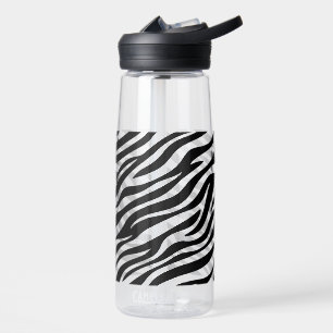 Bouteille D'eau Zebra Stripes Motif sans couture Poster de animal-