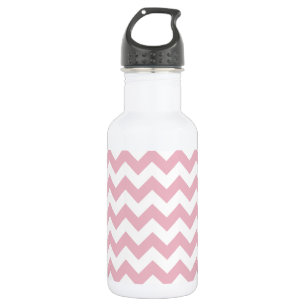 Bouteille D'eau Zigzag rose, Chevron rose, Motif géométrique