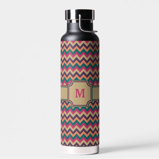Bouteille D'eau Zigzag tropical (Gauche)