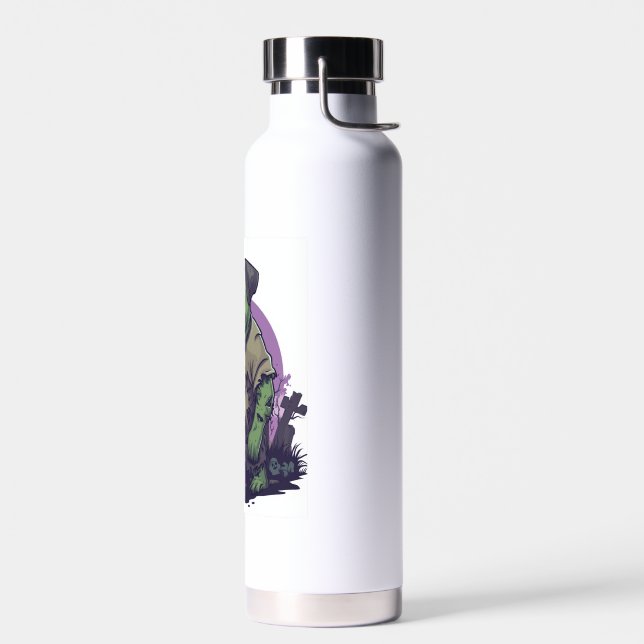 Bouteille D'eau Zombie Pug � Undead Funny Halloween Dog (Gauche)