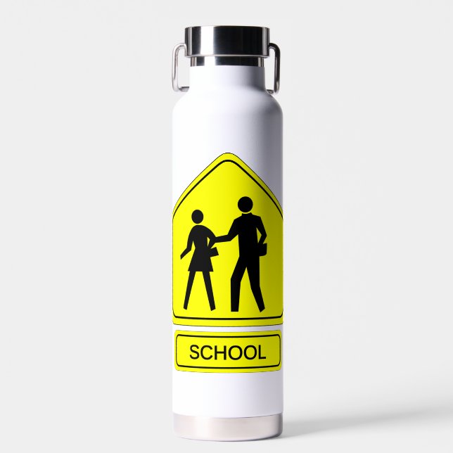 Bouteille D'eau Zone scolaire (Avant)