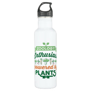 Bouteille D'eau Zoologie Amateur propulsé par Plante Vegan Gift