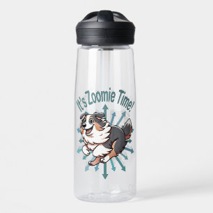 Bouteille D'eau Zoomie Time Australian Shepherd