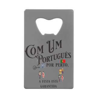 Bouteille en acier inoxydable Opener Com um Portug