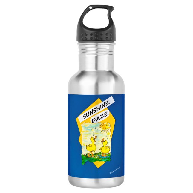 Bouteille en acier inoxydable pour enfants "Sunshi (Devant)
