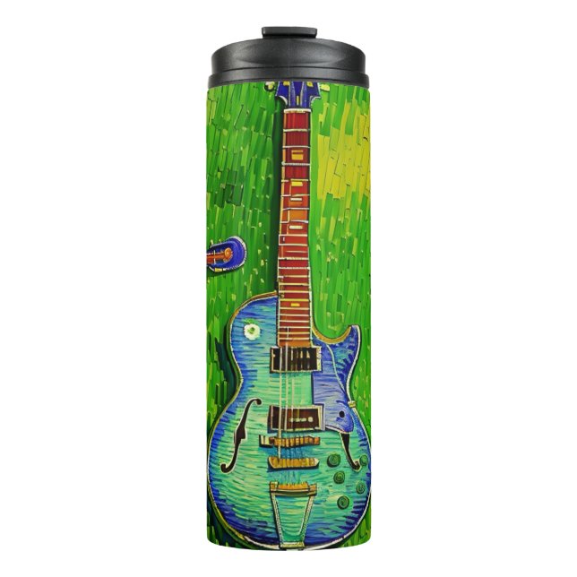 Bouteille Guitariste Greens (Devant)