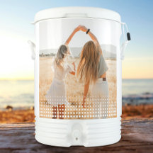 Custom Modern 2 Photo Famille Igloo Ten Gallon