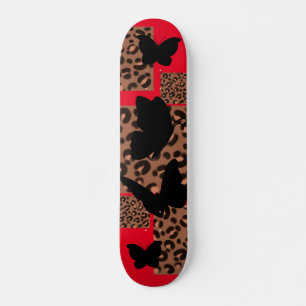 BOUTEILLE LEOPARD/CHEETAH PRINT SKATEBOARD