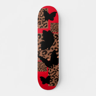 BOUTEILLE LEOPARD/CHEETAH PRINT SKATEBOARD