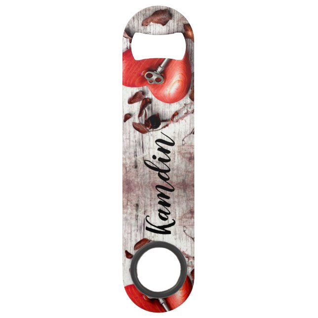 Bouteille personnalisée Ouverture de la campagne B (Devant)