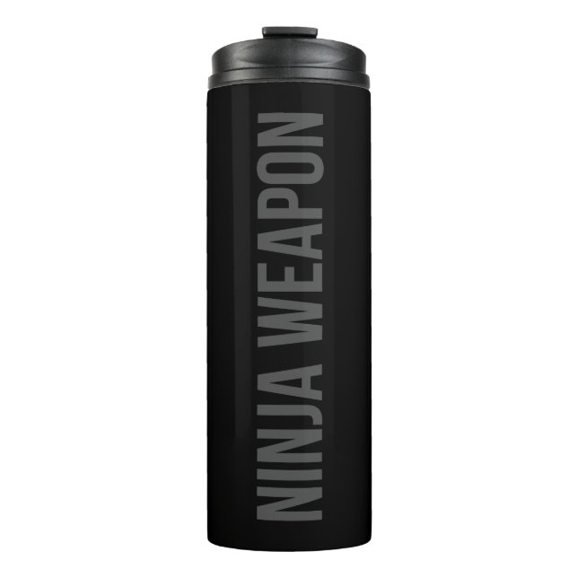 Bouteille Thermique Arme de Ninja (Devant)