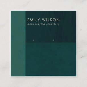 BOUTEILLE VERT COULEUR BLOC STUD EARRING CARTE D'A