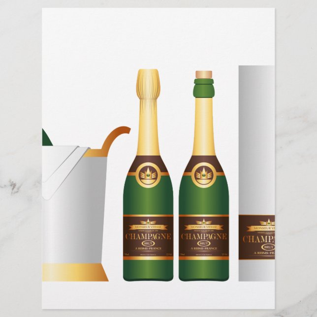 bouteilles de champagne (Devant)