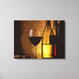 bouteilles de vin enveloppées papier de toile
