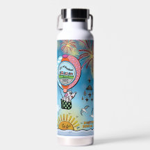 Bouteilles d'eau - Au-dessus de la mer