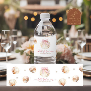 Bouteilles D'eau Étiquette de bouteille pour Baby Shower Fille Ruba