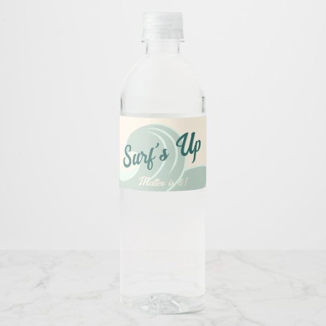 Bouteilles D'eau Étiquette de bouteille pour fête d'anniversaire de (Devant)