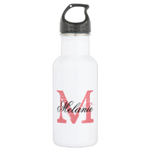 Bouteilles d'eau mariage monogrammées personnalisé