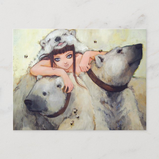 Bouteilles d'une carte postale Power Monger (Devant)