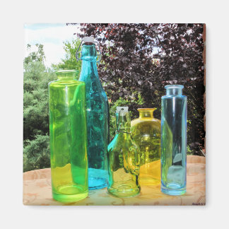 Bouteilles en verre coloré Magnet