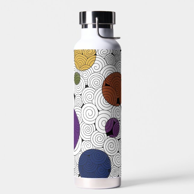 Bouteilles et cercles Bouteille d'eau (Gauche)