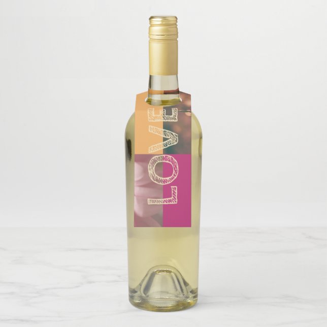 Bouteilles Étiquettes de cintre pour bouteilles, mat standard (Sur bouteille)