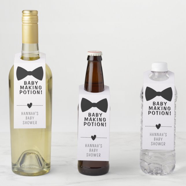 Bouteilles Étiquettes de suspension pour bouteille de potion  (En situation)