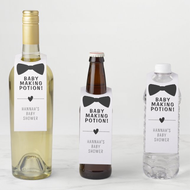 Bouteilles Étiquettes de suspension pour bouteille de potion  (En situation)