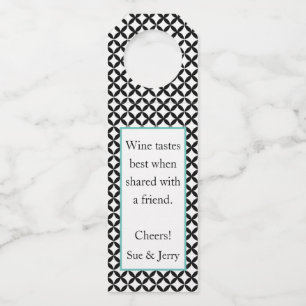 Bouteilles Étiquettes personnalisées pour porte-bouteilles no