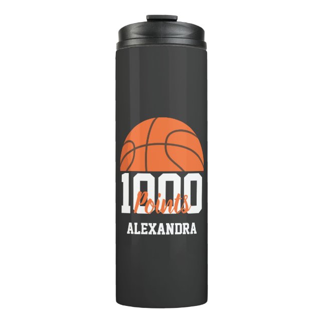 Bouteilles Isothermes 1000 Career Points Scorer Basketball Player Team (Devant)