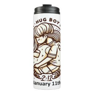 Bouteilles Isothermes 11 janvier - Fille Hug Boy Day