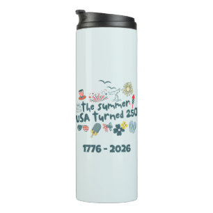Bouteilles Isothermes 1776 - 2026 Rétro 250e Anniversaire 14 Juillet
