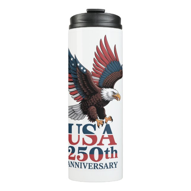 Bouteilles Isothermes 250e anniversaire des États-Unis (Devant)