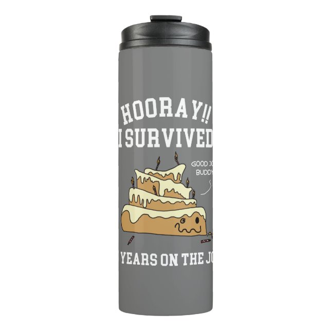 Bouteilles Isothermes 35 ans au travail 35e anniversaire de travail (Devant)