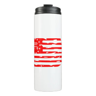 Bouteilles Isothermes 3% 1776 Distressed Flag #USAPatriotGraphics ©