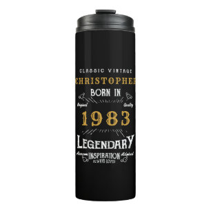 Bouteilles Isothermes 40th Birthday 1983 Legendary Black Gold Ajouter un