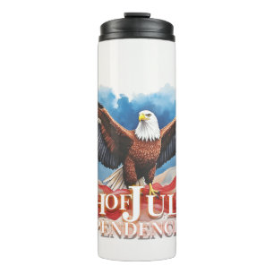 Bouteilles Isothermes 4 juillet Aigle – Conception d'art patriotique