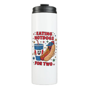 Bouteilles Isothermes 4 juillet Mignons Hotdogs