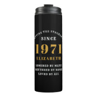 50e anniversaire 1971 Black Gold pour sa personnal