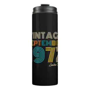 Bouteilles Isothermes 52e anniversaire Vintage septembre 1972 Limited Ed