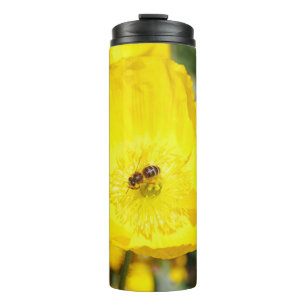 Bouteilles Isothermes Abeille baignée de jaune