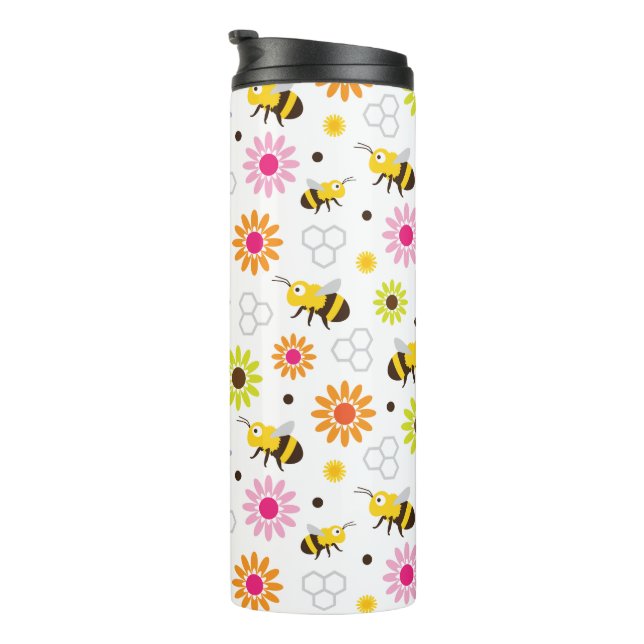 Bouteilles Isothermes Abeille & Fleurs (Tourné sur la droite)